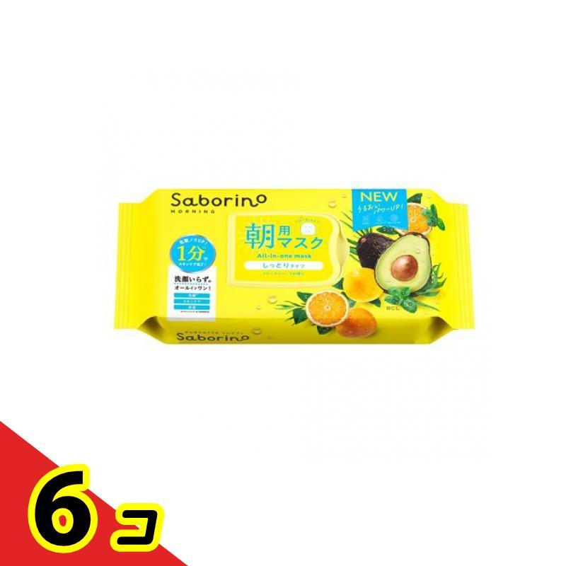サボリーノ 朝用マスク 目ざまシート N しっとりタイプ 32枚入 6個