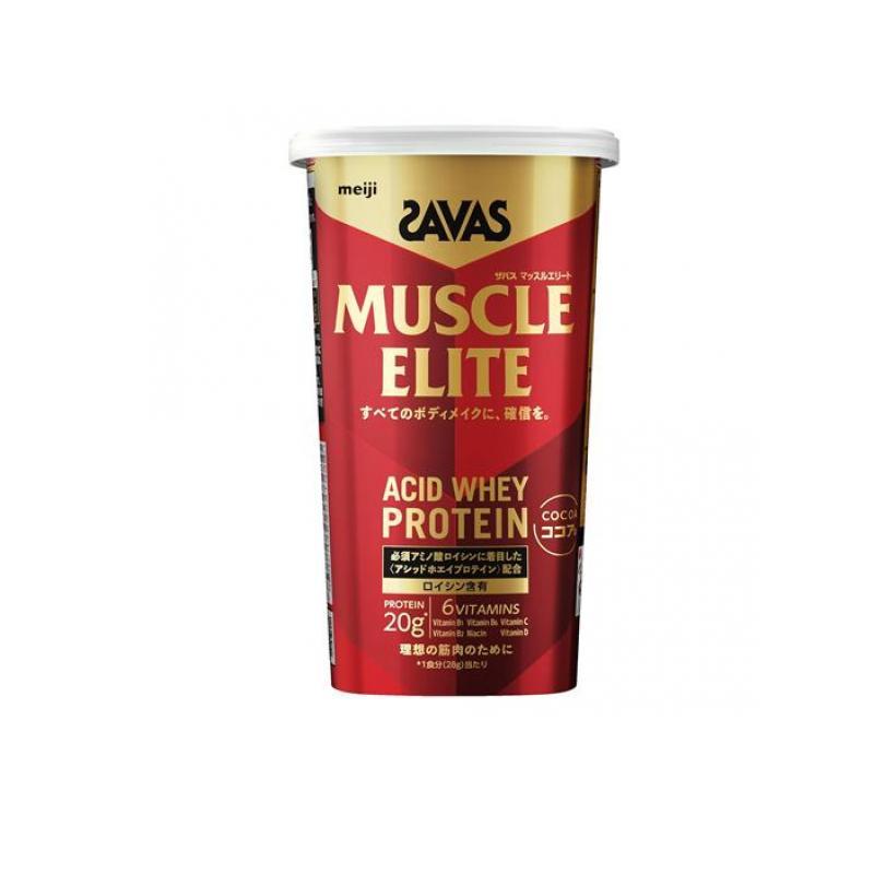 ザバス SAVAS マッスルエリート プロテイン ココア味 280g (1個
