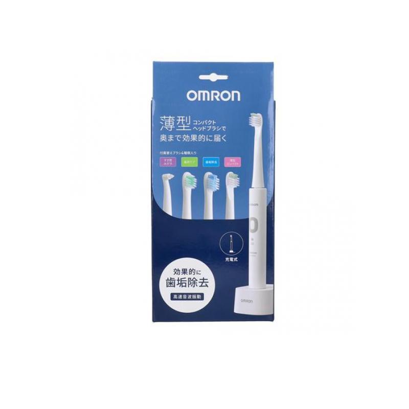 オムロン（OMRON） 音波式電動歯ブラシ 充電式 ホワイト HT-B3040-W 1 
