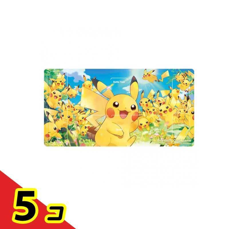 ポケモンカードゲーム ラバープレイマット ピカチュウ大集合 1枚入 5個