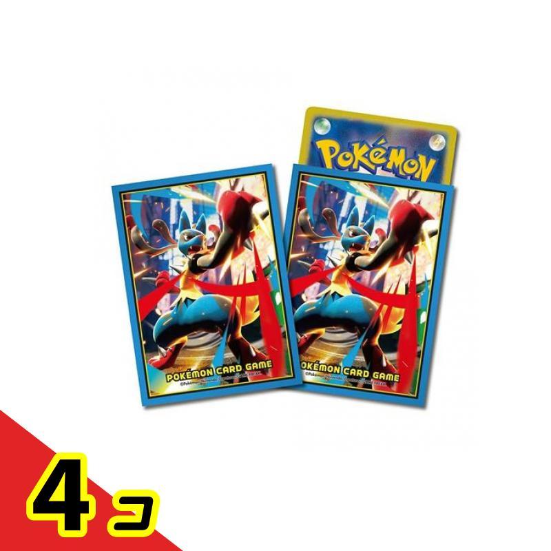 ポケモンカードゲーム デッキシールド メガルカリオ 64枚入 4個セット