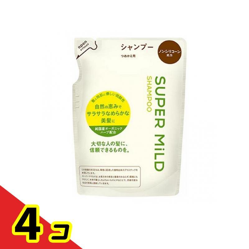 スーパーマイルド シャンプー 詰め替え用 400mL 4個セット : 通販
