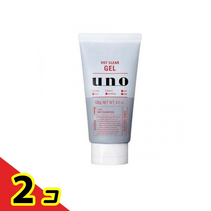 uno（ウーノ） ホットクリアジェル 洗顔料 120g 2個セット : 通販