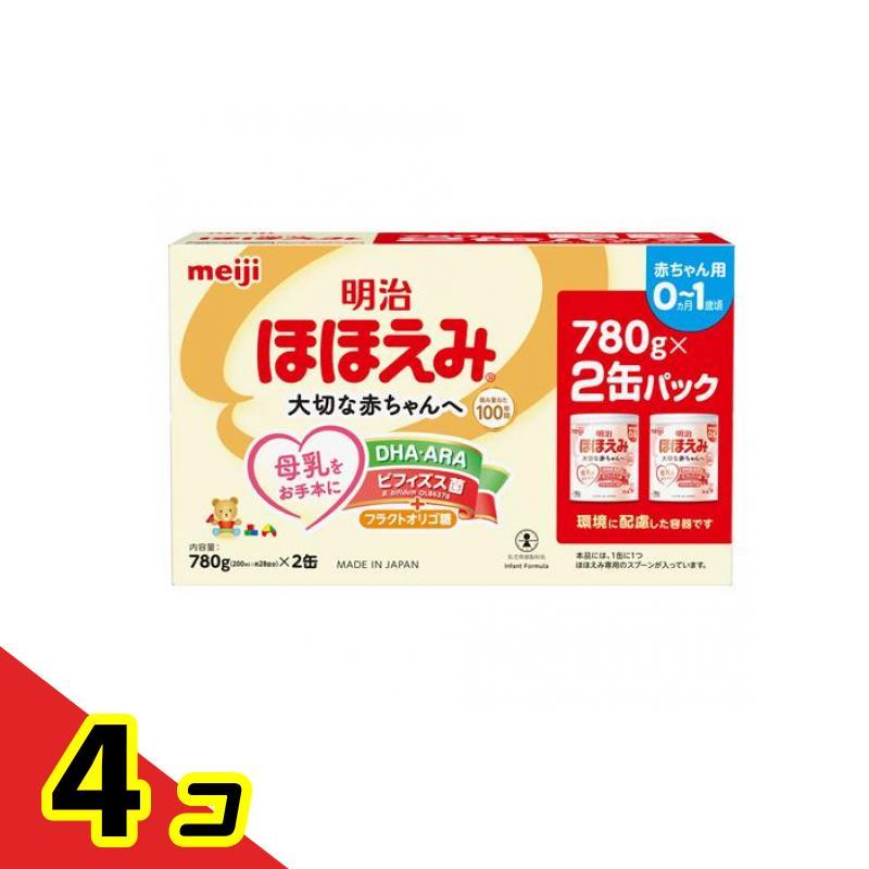 ほほえみ 明治ほほえみ 缶タイプ 赤ちゃん用粉ミルク 1560g (780g×2缶