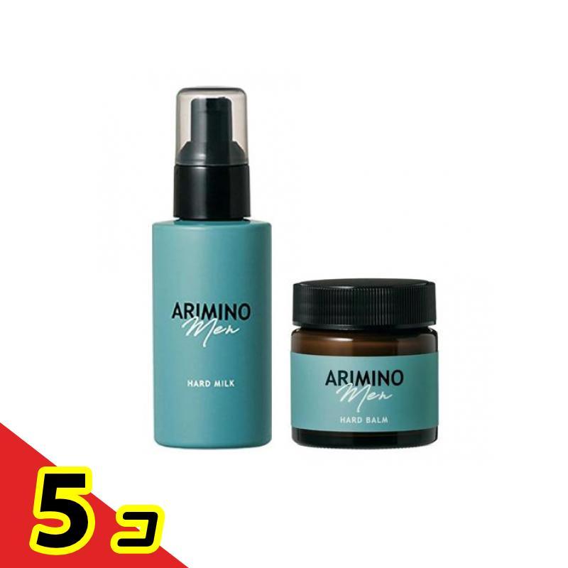 ARIMINO Men アリミノ メン ハード ミルク 100g &バーム 60g 5個セット