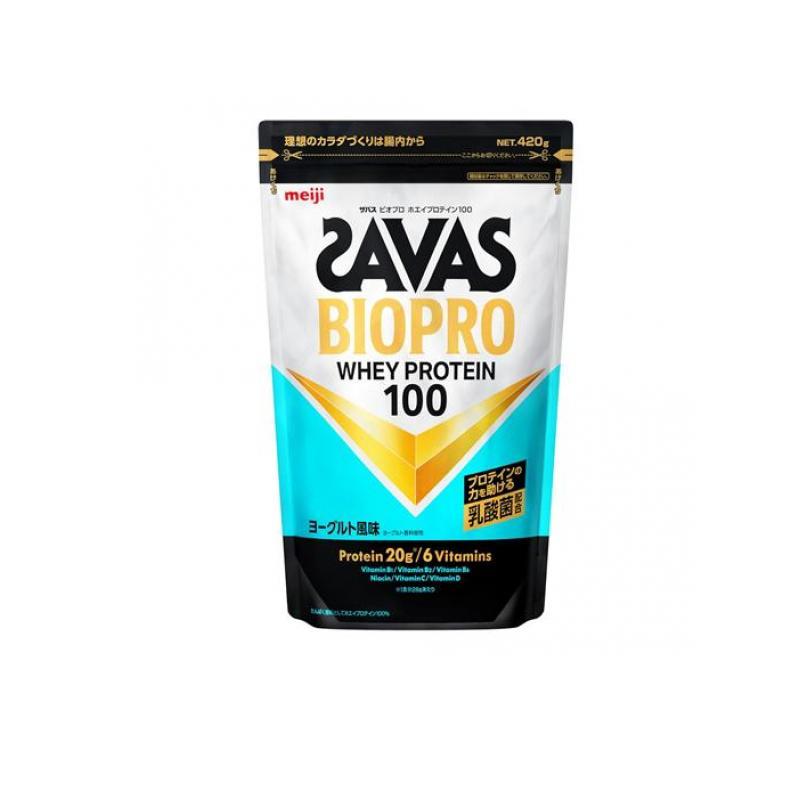 SAVAS BIOPRO ザバス ビオプロ ホエイプロテイン100 ヨーグルト風味 420g  (1個)（Yahoo!・通販できるみんなのお薬(みんなのお薬)）