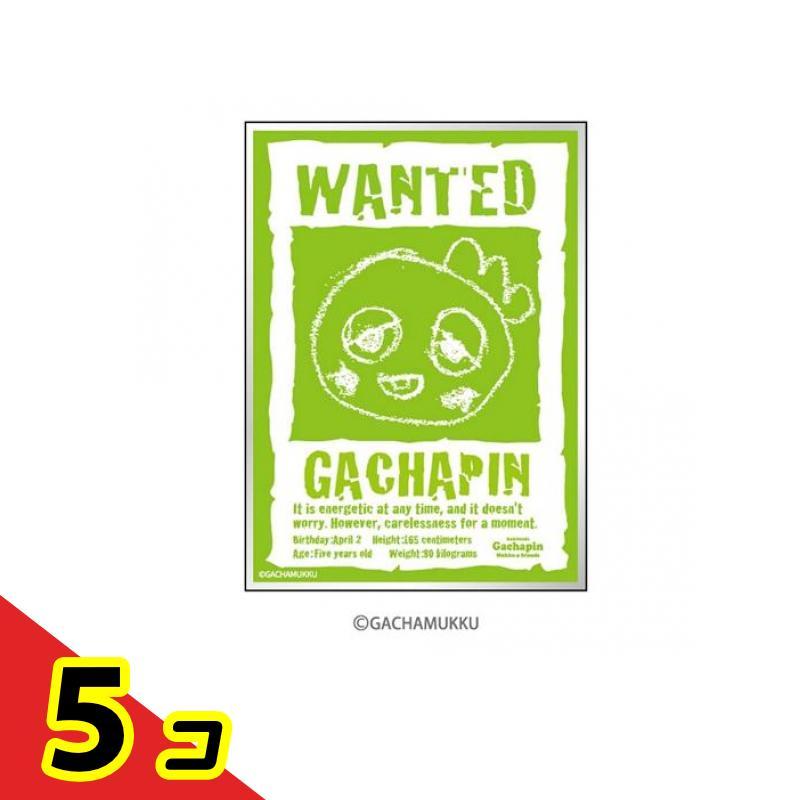 エンスカイ ガチャピン・ムック キャラクタースリーブ 67×92mm WANTED