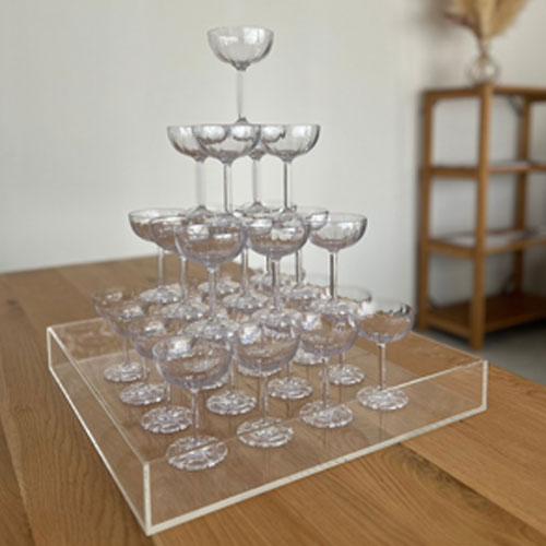 レンタル )シャンパンタワー 4段 (往復送料込) : 通販ドリンコ - 通販