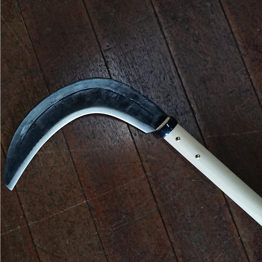 手打 鋼付造林鎌 太さ30mm×1500mm柄付 頭のサイズ 270mm 4丁 手打 鋼付造林鎌 太さ30mm×1500mm柄付 頭のサイズ 270mm 4丁