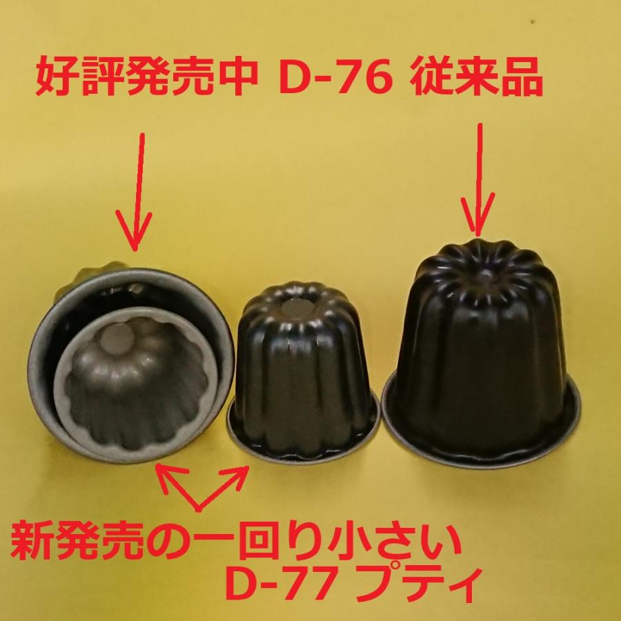 クインローズ カヌレ焼き型 「プティ」 従来品より一回り小さく 新発売