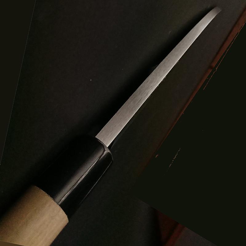 堺宏之作 白鋼 霞仕上げ 水牛桂柄 出刃包丁 180mm(6寸) 日本製 堺宏之作 白鋼 霞仕上げ 水牛桂柄 出刃包丁 180mm(6寸) 日本製