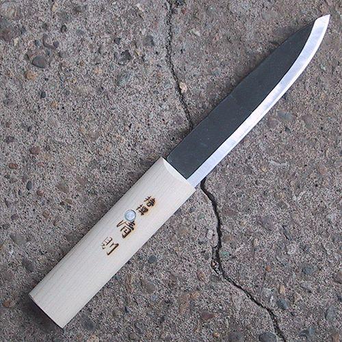 白紙鋼付 間切り(マキリ) 刃渡り150mm 越後三条 日本製 和式 白紙鋼付 間切り(マキリ) 刃渡り150mm 越後三条 日本製 和式