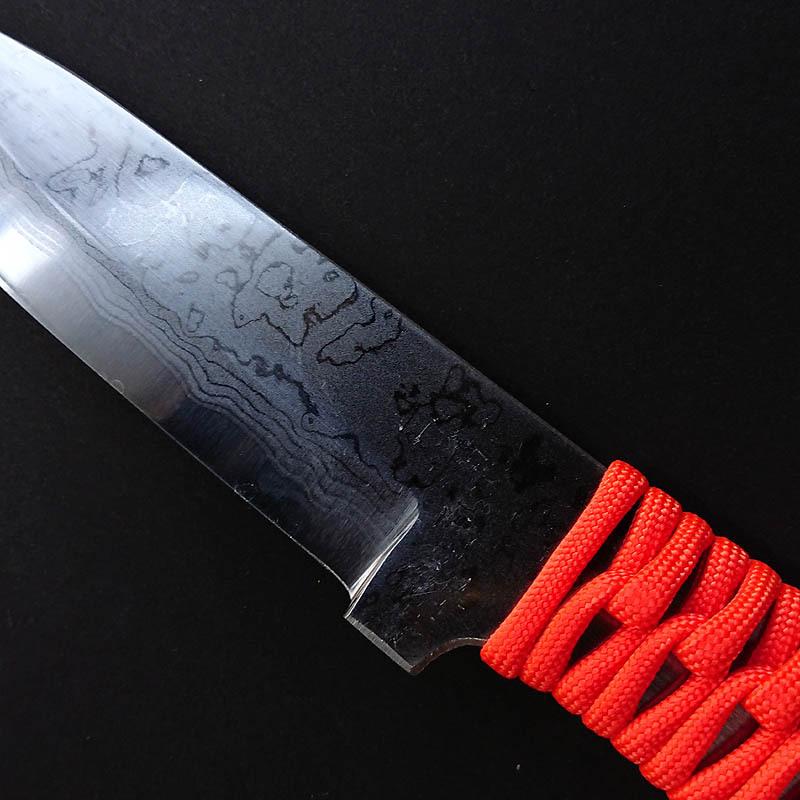関兼常作 青紙2号 ダマスカスナイフ 朱烏 SHU-KARASU 日本製和式 関兼常作 青紙2号 ダマスカスナイフ 朱烏 SHU-KARASU 日本製和式