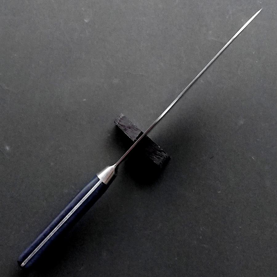 KC-203 兼常作 33層ダマスカス鋼 口金付POM柄 三徳型 180mm 兼常作 三徳包丁 刃長180mm 33層ダマスカス鋼 口金付 POM柄 KC