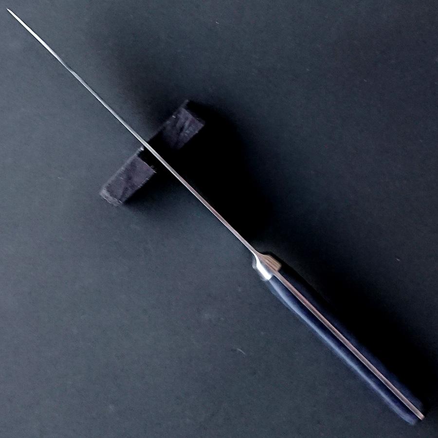 兼常作 ペティナイフ 刃長150mm 33層ダマスカス鋼 口金付 POM柄   KC-204 日本製 関市製造_2