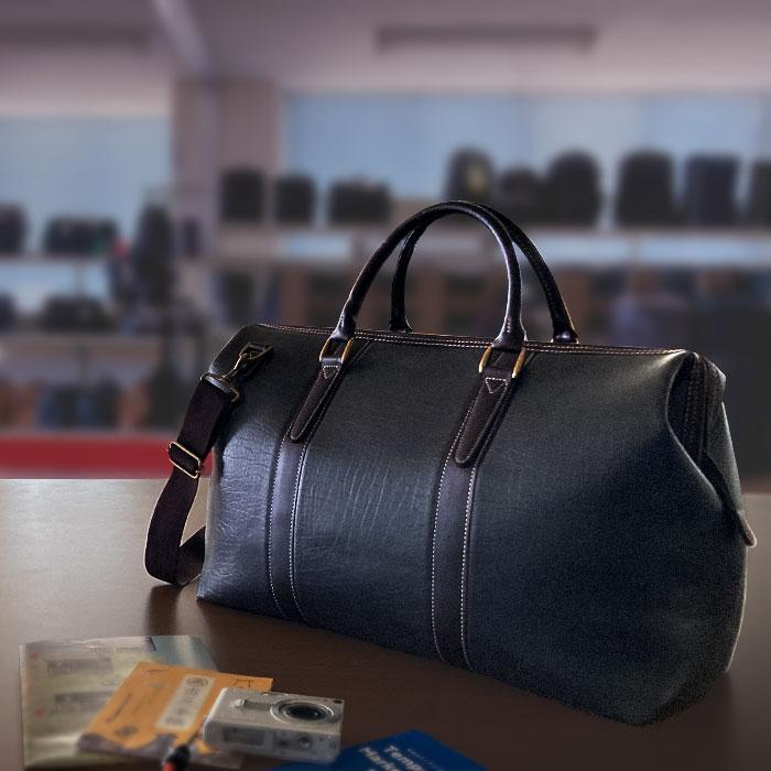 極美品☆Paul Smith ボストンバック 2way 大容量　ブラック ボストンバッグ 旅行バッグ メンズ 約20l 1泊 2way 旅行 出張 ゴルフ