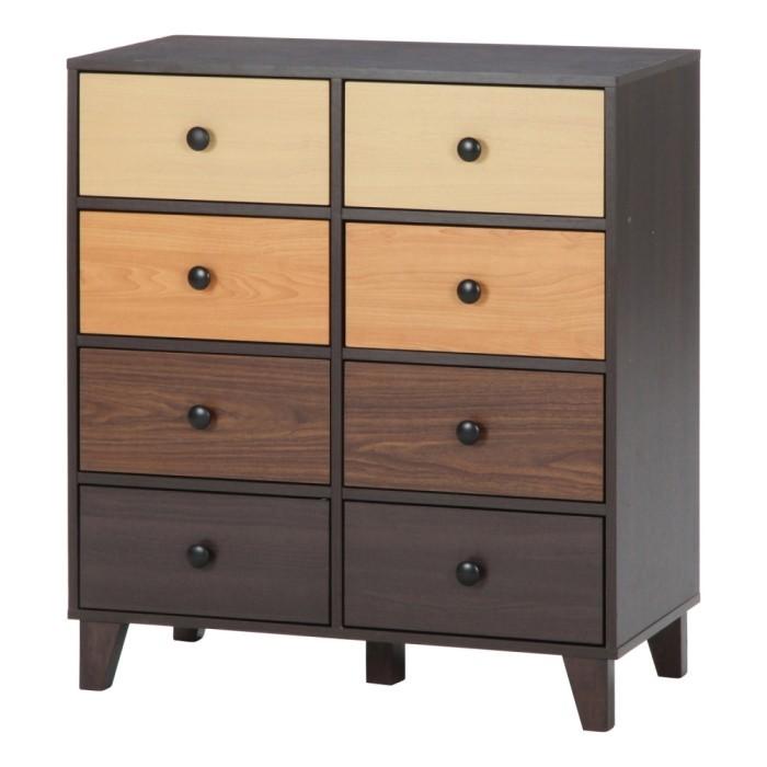 チェスト 木製 4段 タンス 収納ボックス 引き出し 8杯 幅80cm : 通販