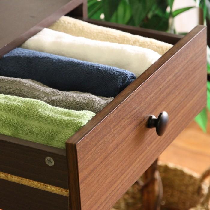 チェスト 木製 5段 スリム タンス 収納ボックス 引き出し 5杯 幅45cm