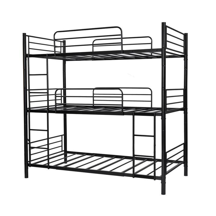 【中古品 】 3段ベッド 子供部屋 分離利用可 ベッドルームスチールベッド 【2927950360】(18365円)