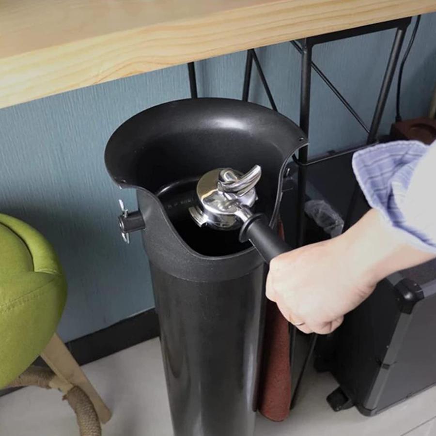 コーヒーノックボックス、エスプレッソグラウンズノックボックス、業務用フロアスタンディングコーヒーグラインドコレクションダンプビン、取り外し可能