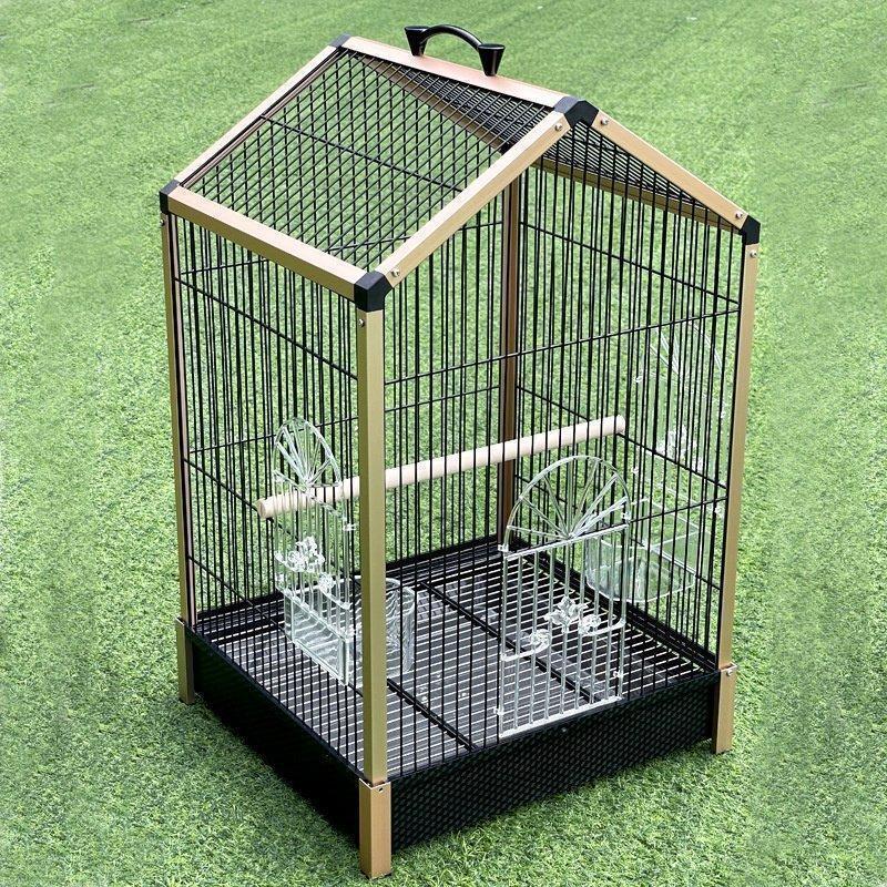 鳥かご バードケージ 鳥ケージ 組立式 豪華ケージ 鳥小屋 掃除しやすい 文鳥 中小型鳥向き 基本屋根 .X.XCM 掃除しやすい 商品情報