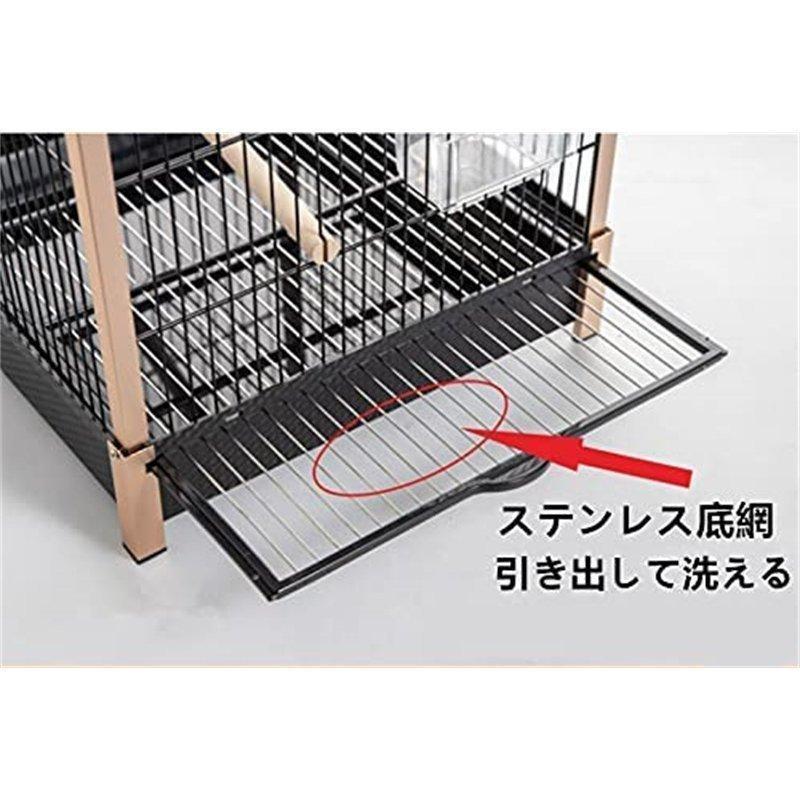 鳥かご バードケージ 鳥ケージ 組立式 豪華ケージ 鳥小屋 掃除しやすい 文鳥 中小型鳥向き 基本屋根 .X.XCM 掃除しやすい 商品情報