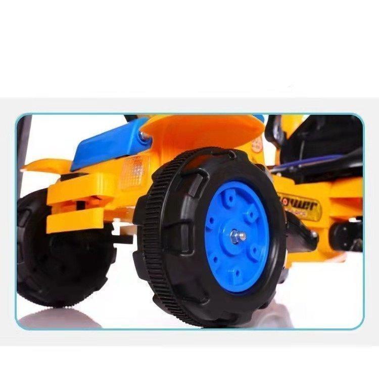 新作マット・カーペット クリス乗用玩具 電動式 ショベルカー ブルドーザー 組立簡単 クリス 誕生日 パワーショベル 多機能 【Z2504396815】(15709円)