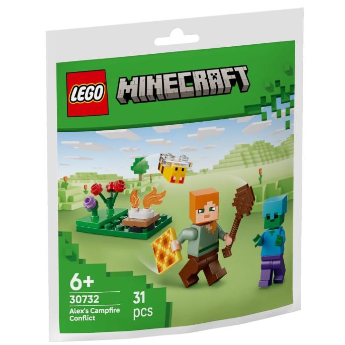 LEGO（レゴ） マインクラフト アレックスとたき火の対決 ゾンビ ミニ