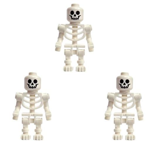 スケルトンフィギュア 3体セット LEGO（レゴ） スケルトン 骸骨 がいこつ ガイコツ LEGO Skeleton 3体