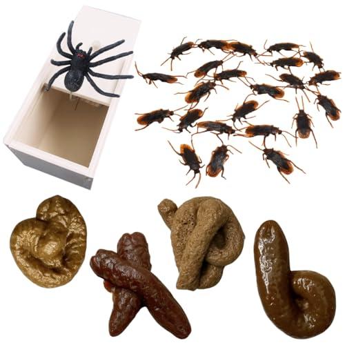 SALUDABLE ゴキブリ うんこ 蜘蛛 びっくり箱 おもしろグッズ ドッキリ