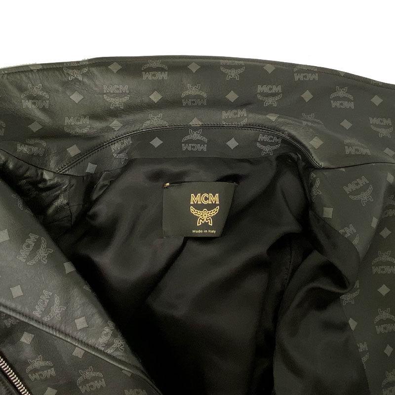 MCM ◇大幅値下げ！☆ほぼ美品☆MCM エムシーエム レザーライダース 