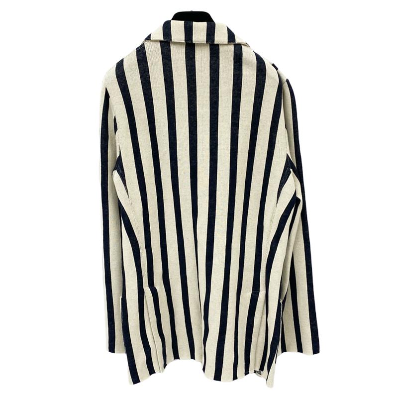 LARDINIストライプのジャケット 楽天市場】ラルディーニ LARDINI コットンリネン ストライプ柄