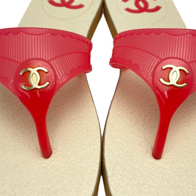 ★お値下げ希望あり大幅値下げ中！★【CHANEL】サンダル 25cm 超美品 大幅値下げ！！【美品】シャネルサンダル