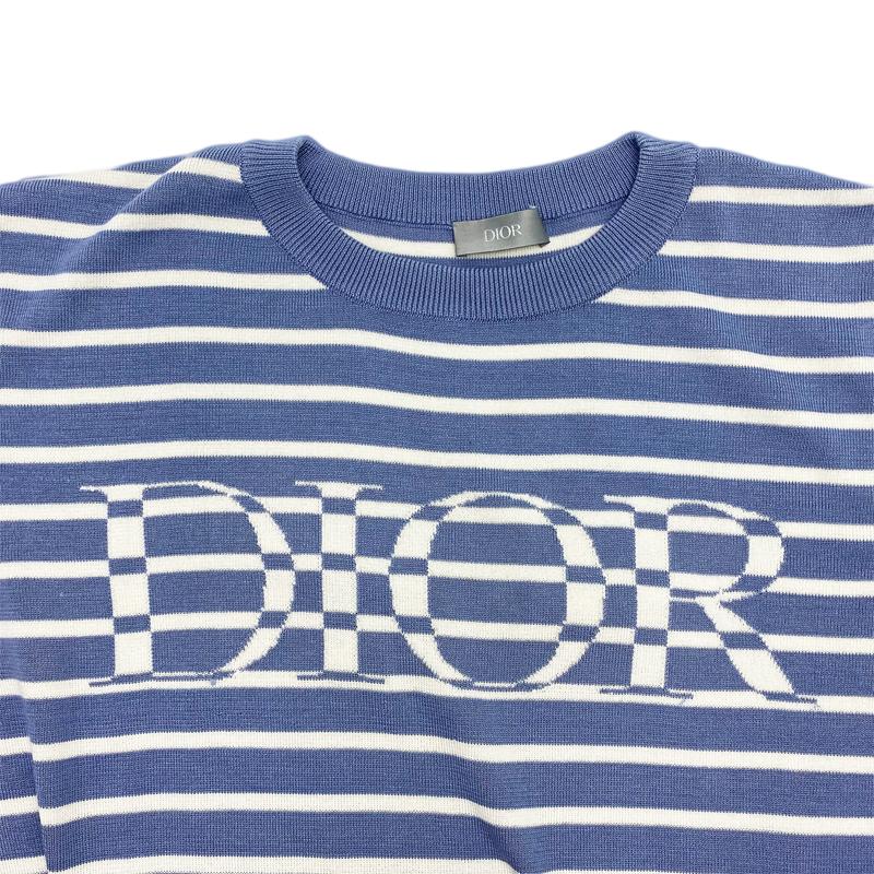 ◇大幅値下げ！◇Dior ディオール 半袖ニット メンズ ボーダー柄 