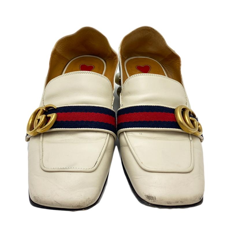 Gucci マーモントGGスクエアトゥパンプス、サイズ38