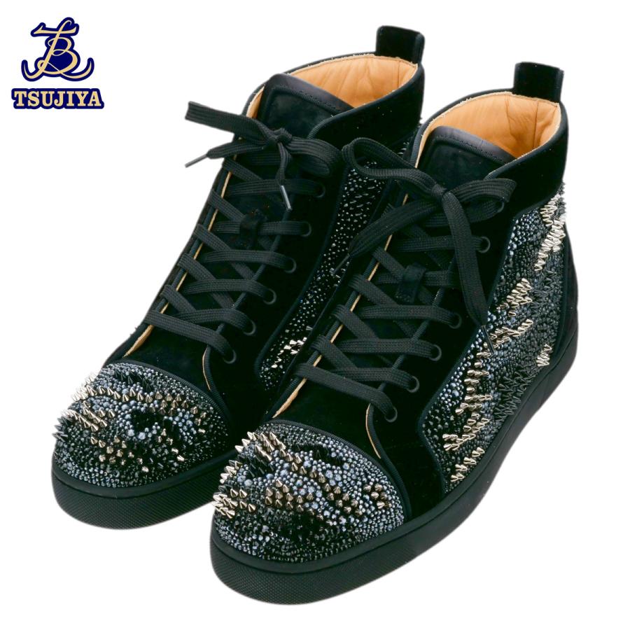 ChristianLouboutin ルブタン ハイカットスニーカー スタッズ ライン 