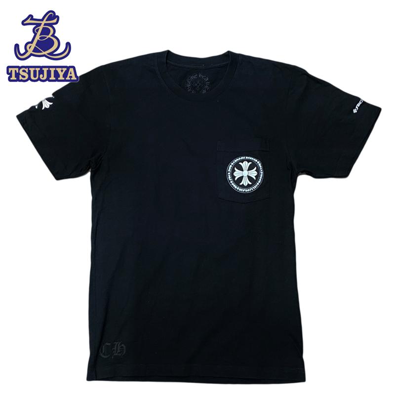 新品☆ クロムハーツ ネックロゴ ショートスリーブ ポケット Tシャツ