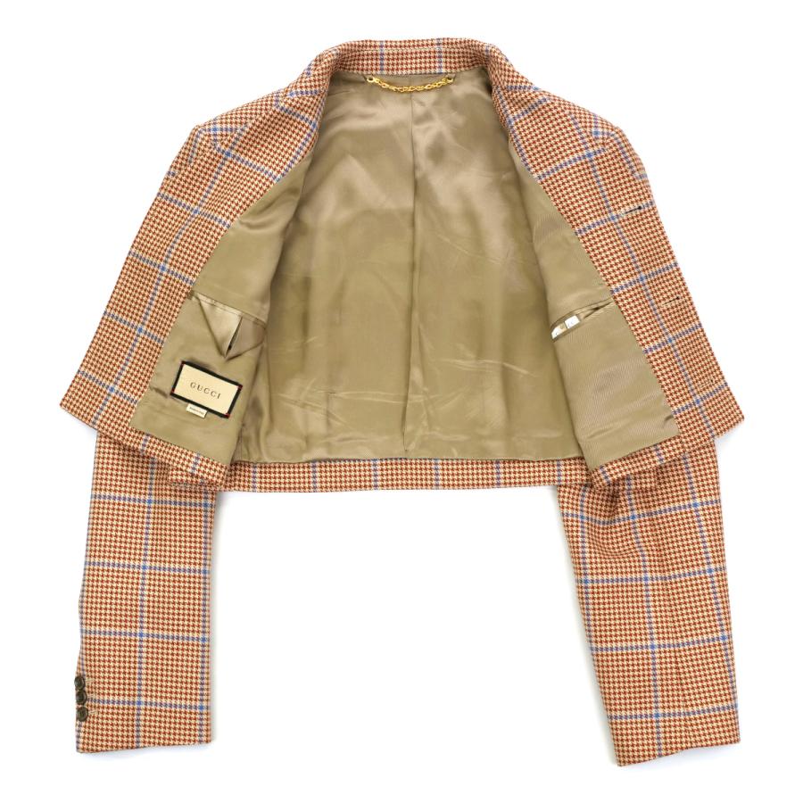GUCCI（グッチ） 中古A GUCCI ショートジャケット 702520 千鳥格子