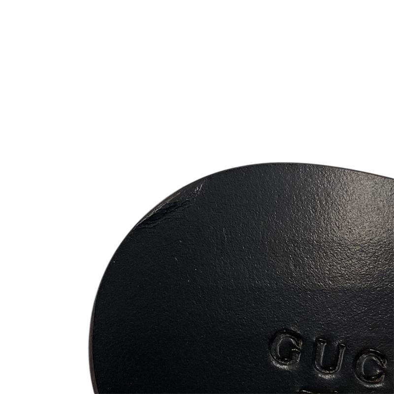 GUCCI（グッチ） 新品同様 GGマーモント トングサンダル 黒×グリーン
