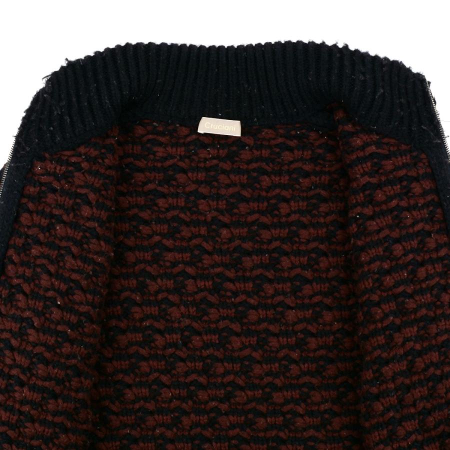 CRUCIANI（クルチアーニ） 中古AB Cruciani ニットブルゾン ブラック 