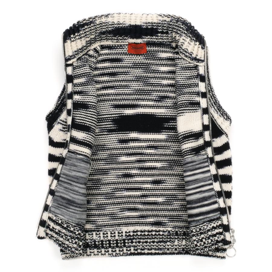 EMPORIO ARMANI 中古AB MISSONI ミッソーニ ジップアップニットベスト 