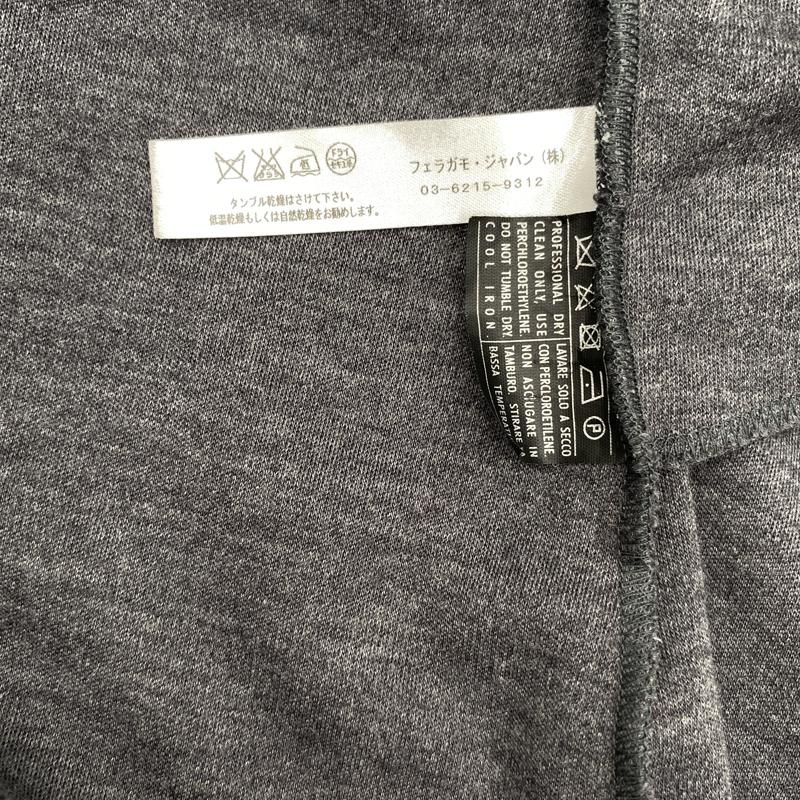 FERRAGAMO（フェラガモ） ノースリーブ ワンピース グレー #38 中古AB