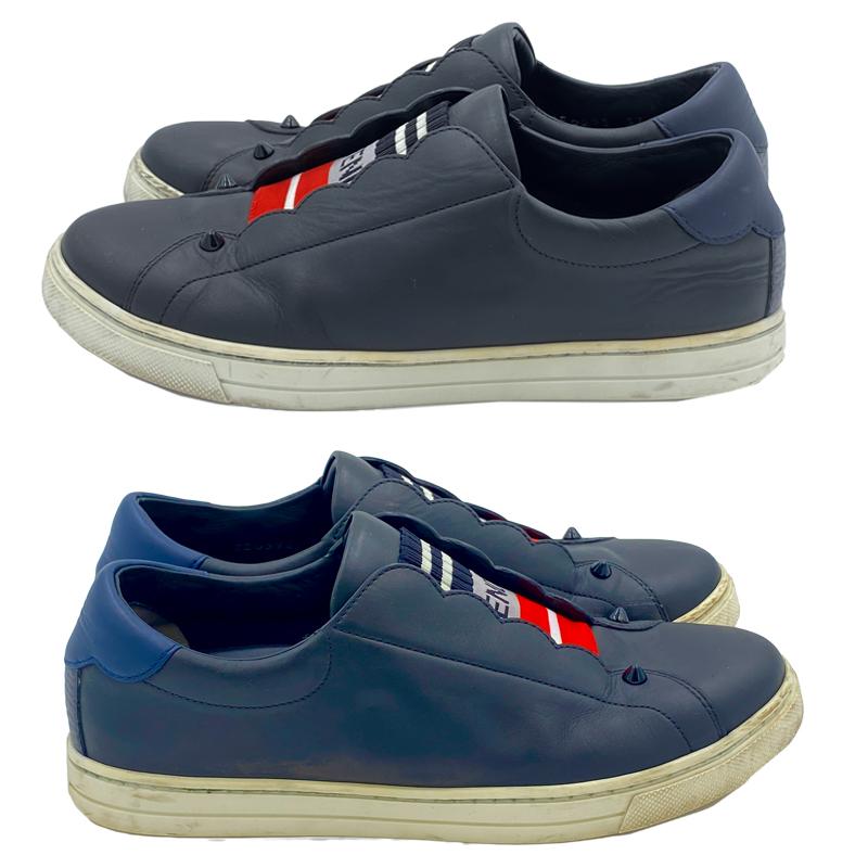 FENDI（フェンディ） 中古AB FENDI レザースリッポン ブラック 