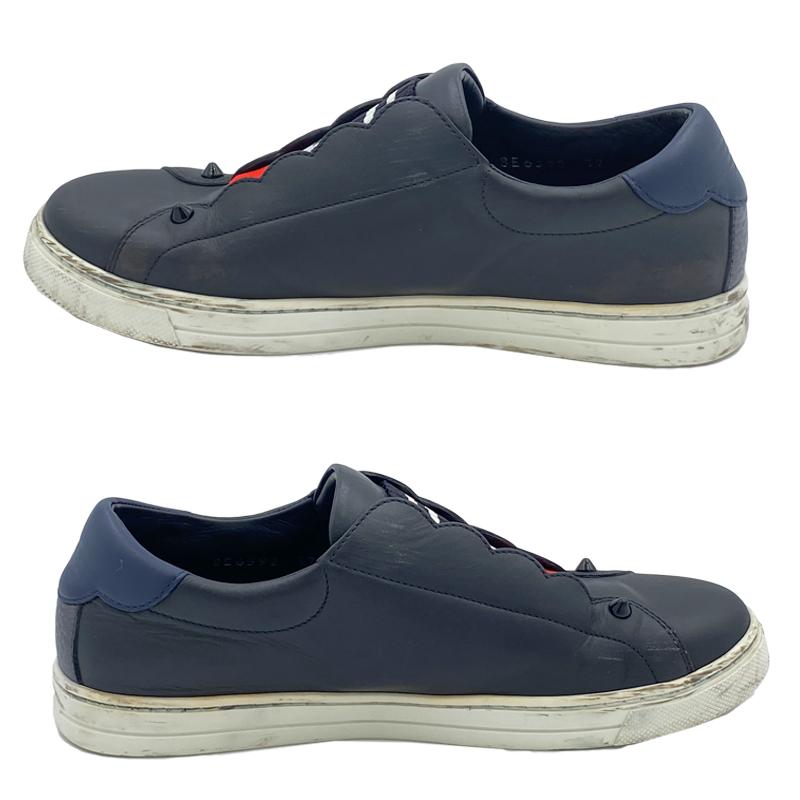 FENDI（フェンディ） 中古AB FENDI レザースリッポン ブラック 