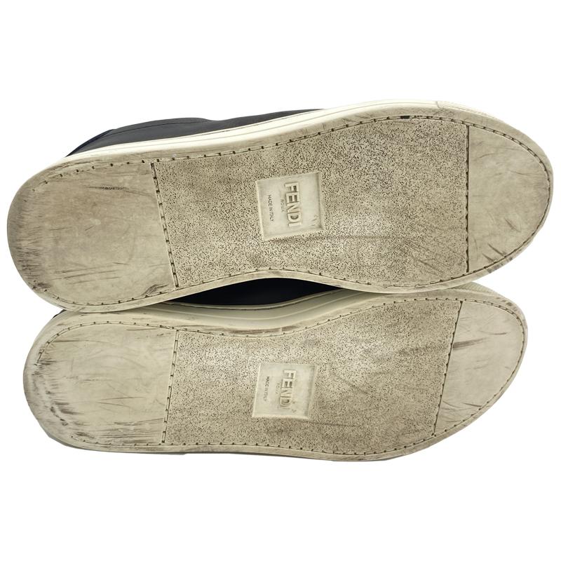 FENDI（フェンディ） 中古AB FENDI レザースリッポン ブラック 