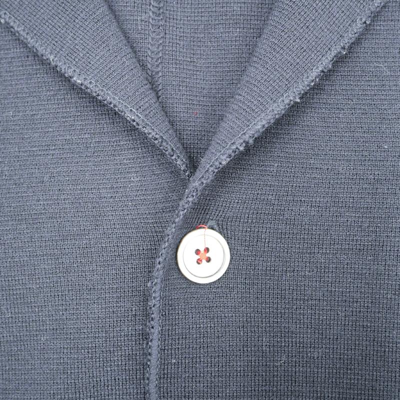 Ferrari フェラーリ ニットジャケット ネイビー メンズ #M 中古AB【辻