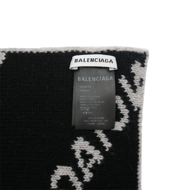 BALENCIAGA（バレンシアガ） 中古AB BALENCIAGA ストール ブラック