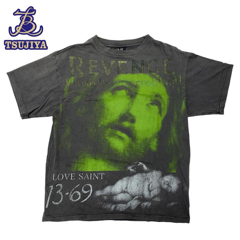 SAINT Mxxxxxx（セントマイケル） ダメージ加工Tシャツ ベルベルジン