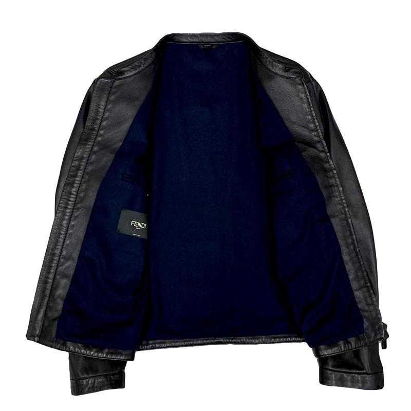 FENDI（フェンディ） 中古AB FENDI モンスター FPG318 レザーブルゾン 