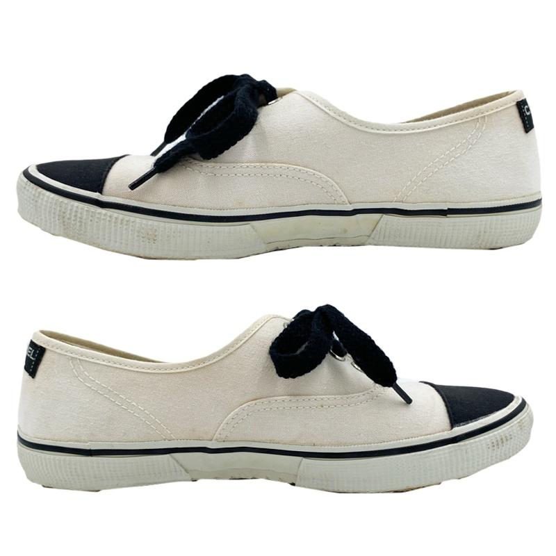 CHANEL（シャネル） 中古AB CHANEL キャンバススニーカー ホワイト 